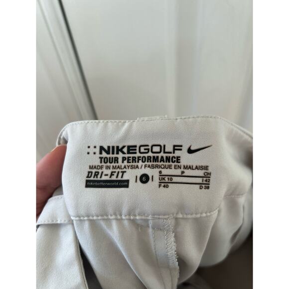 Nike Golf Tour Performance Dri-Fit Beige Tan Mini Skort - Picture 5 of 8